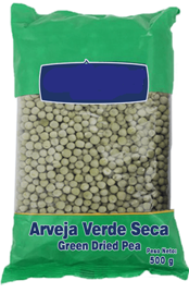 Arveja verde seca 500g.